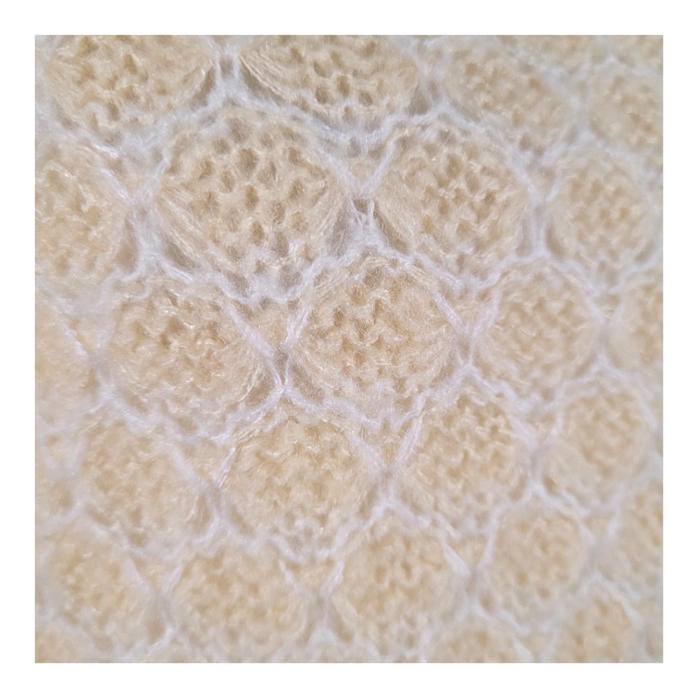 NWT Lilly Pulitzer Corabelle Crewneck Honeycomb Knit Sweater Coconut Cream Small - Picture 4 of 16